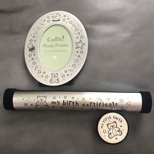 Baby keepsake set